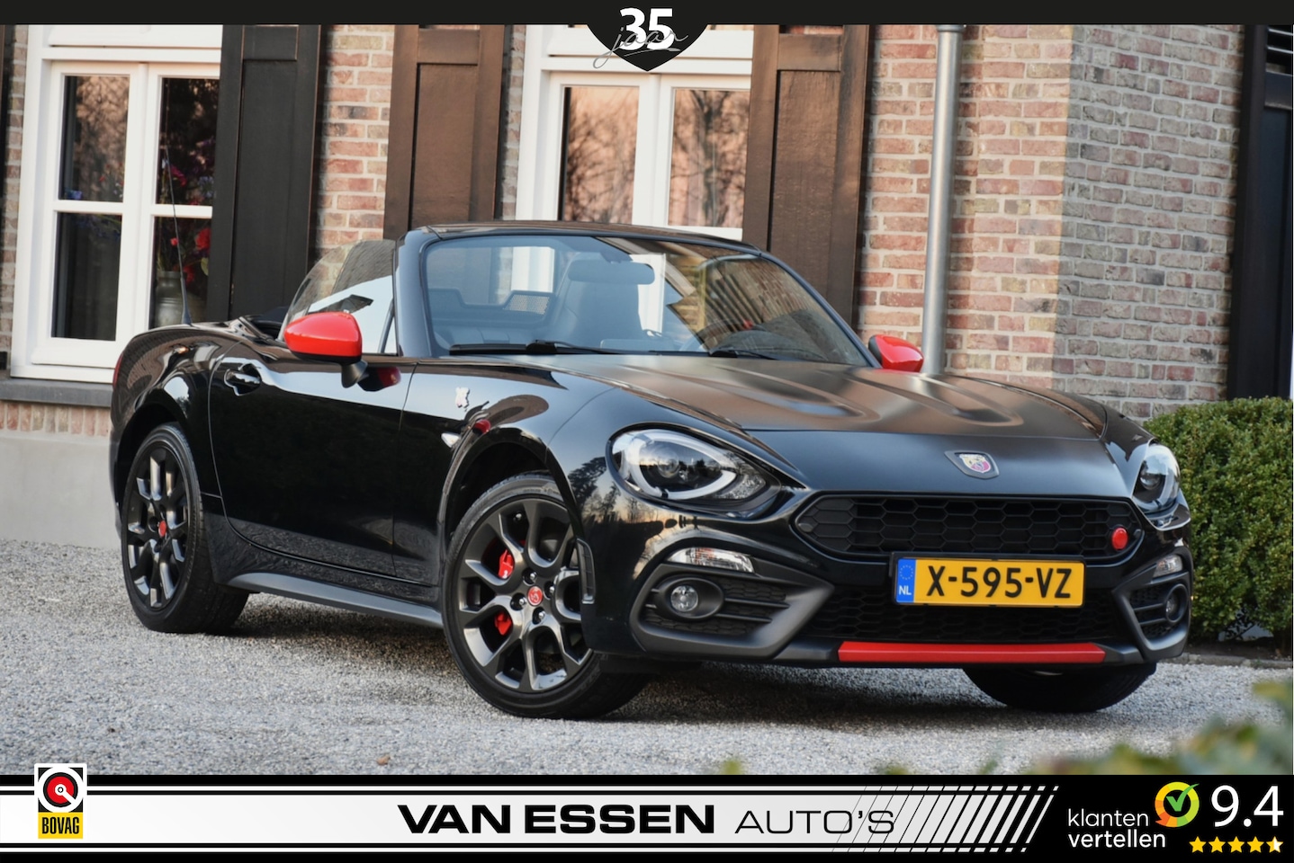 Abarth 124 spider - 1.4 MultiAir Turbo Abarth Navigatie Stoelverwarming 170PK! - AutoWereld.nl