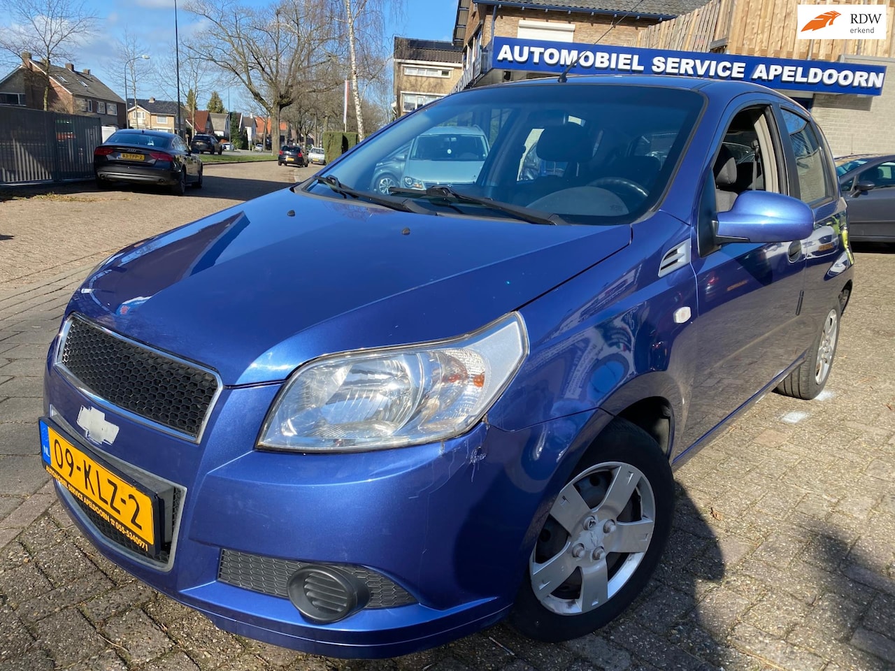 Chevrolet Aveo - 85PK *APK*5DRS*STUURBEKR.*ELEK.RAMEN*BOEKJES - AutoWereld.nl