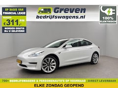 Tesla Model 3 - RWD Plus 60 kWh 238PK Elektrisch 360Camera Autopilot LED Cruise Clima Navi Parelmoer Pano