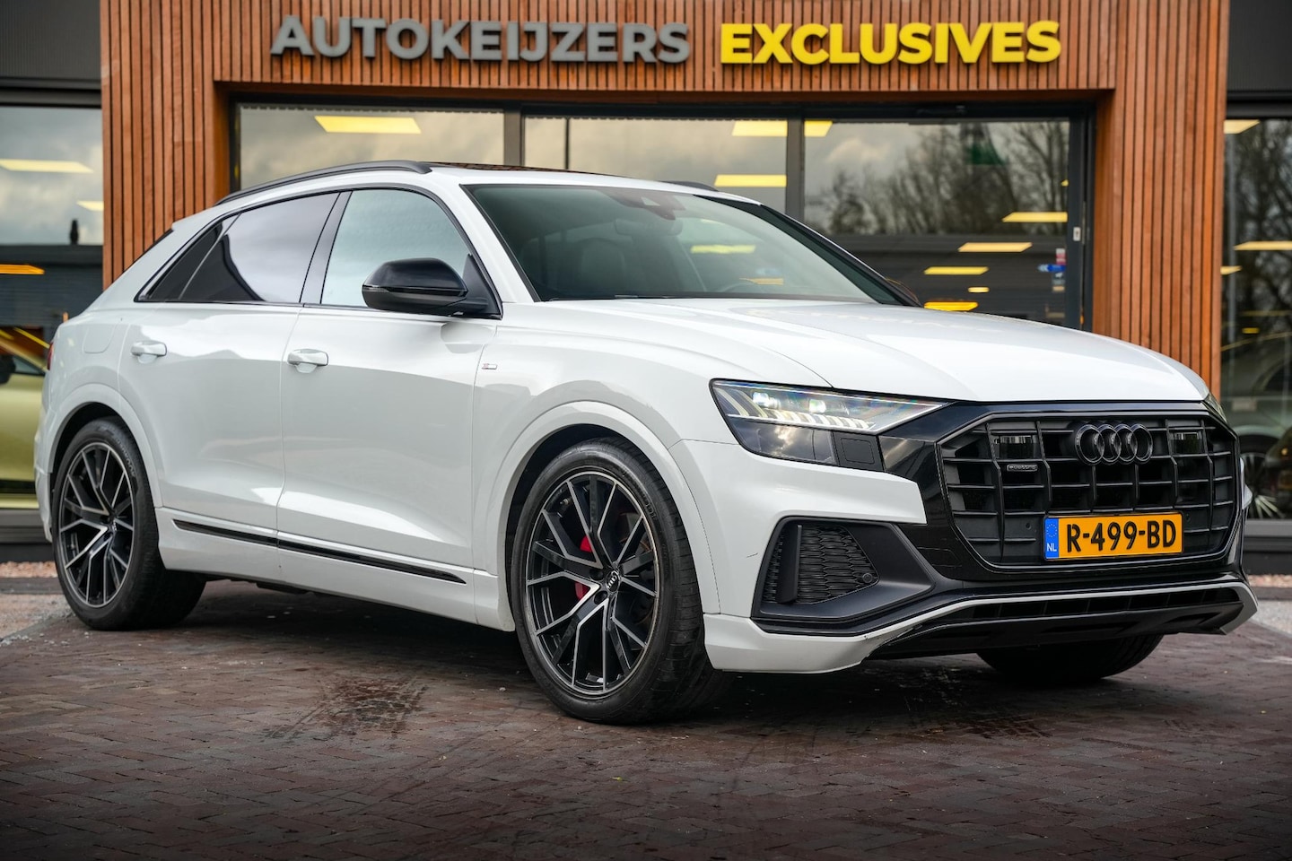 Audi Q8 - 50 TDI quattro Pro Line S S Line Pano ambiance verlichting Matrix keyless 22” - AutoWereld.nl