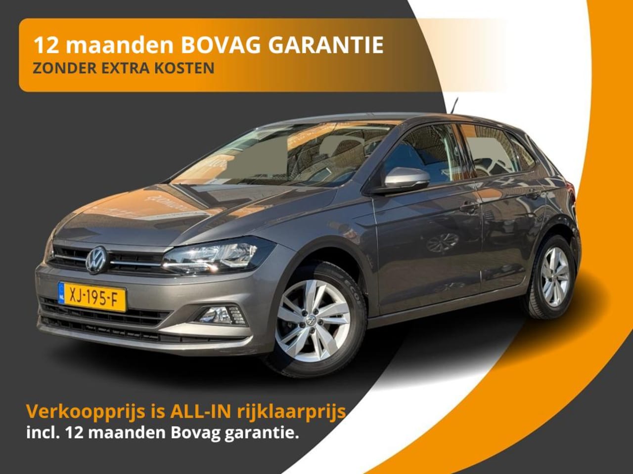 Volkswagen Polo - 1.0 TSI COMFORTLINE 5-DRS NAVI/ACC-CRUISE/CARPLAY/NL-AUTO/1EIG. - AutoWereld.nl