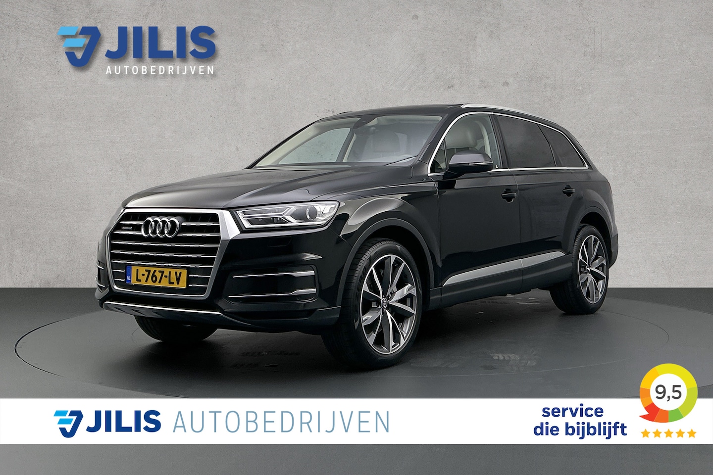 Audi Q7 - 3.0 TDI ultra quattro Pro Line S 7p | Luxe lederen bekleding | Elektrisch glazen panoramad - AutoWereld.nl