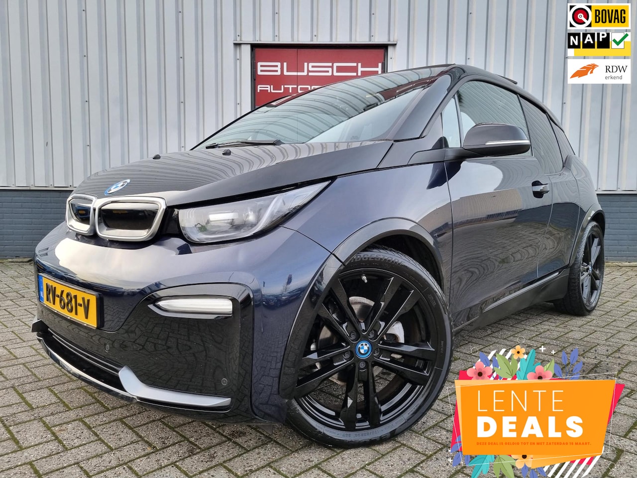 BMW i3 - S 94Ah 33 kWh | SCHUIF KANTELDAK | CARPLAY/ANDROID | - AutoWereld.nl