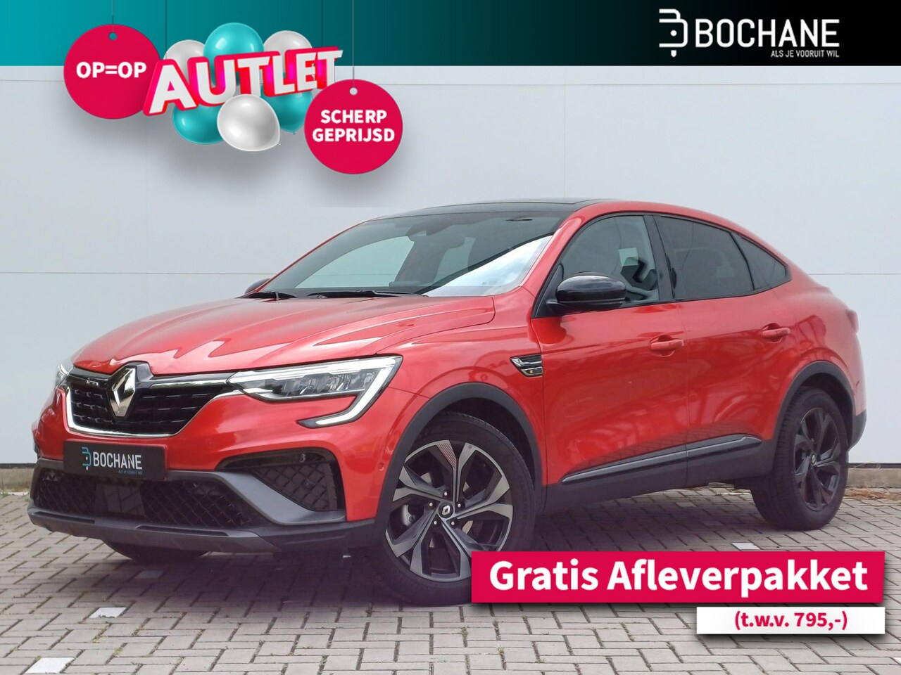 Renault Arkana - 1.3 Mild Hybrid 160 EDC R.S. line Schuif-Kanteldak / Automaat / Lederen Bekleding / Naviga - AutoWereld.nl