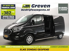 Ford Transit Custom - 2.0 TDCI L2H1 | Dubbele Cabine | 5 Persoons | 170PK Airco Cruise Camera 2xSchuifdeur LED C