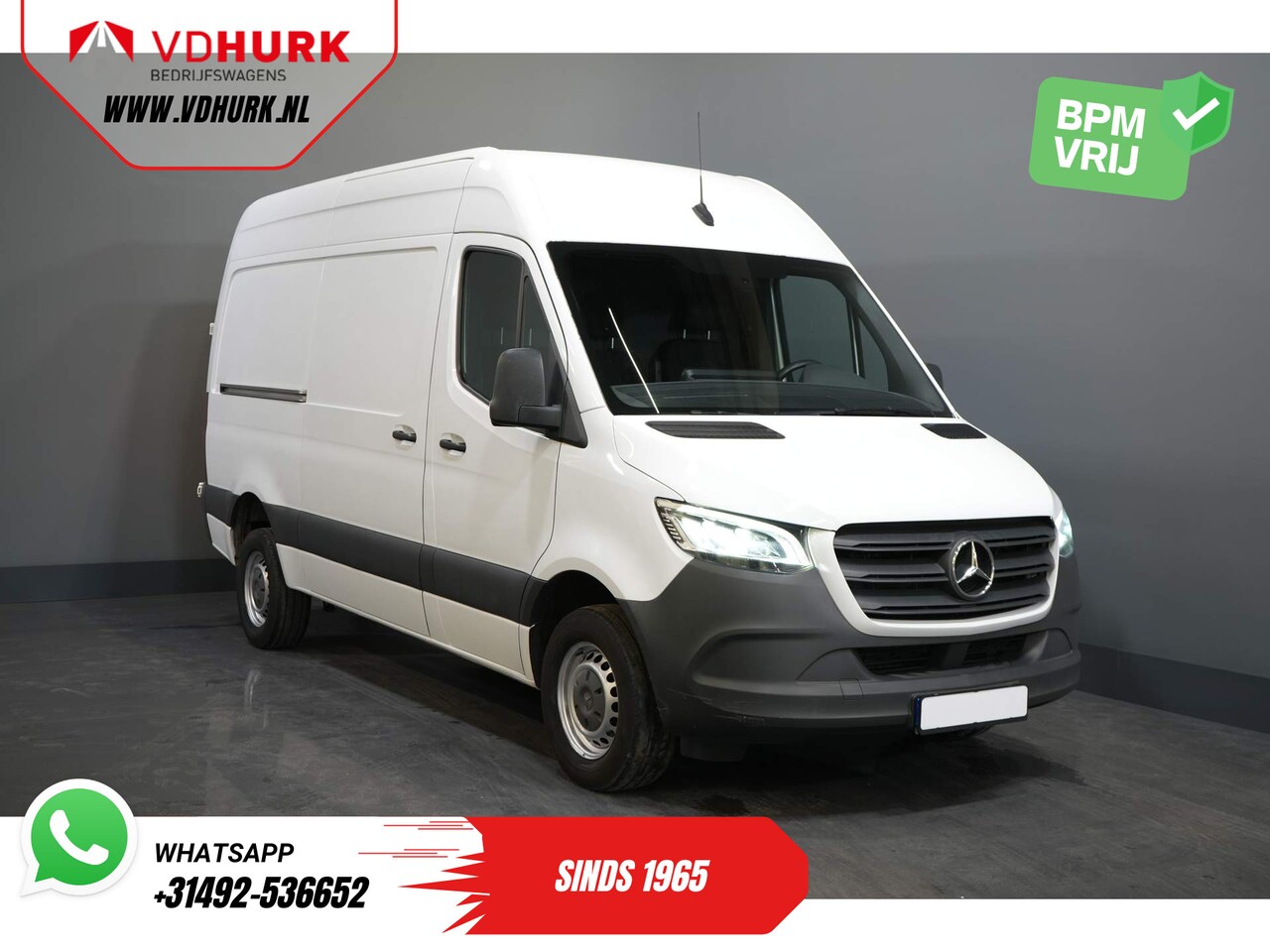 Mercedes-Benz Sprinter - 316 2.2 CDI Aut. L2H2 RWD LED/ Cruise/ Gev.Stoel/ Trekhaak - AutoWereld.nl