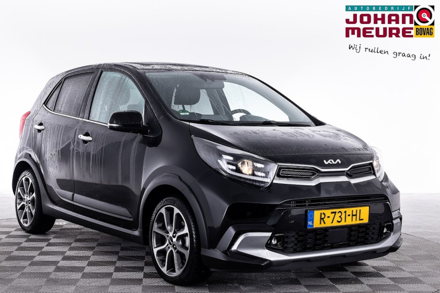 Kia Picanto - 1.0 T-GDi X-Line 5p | LEDER | ECC | VELGEN ✅ 1e Eigenaar . - AutoWereld.nl