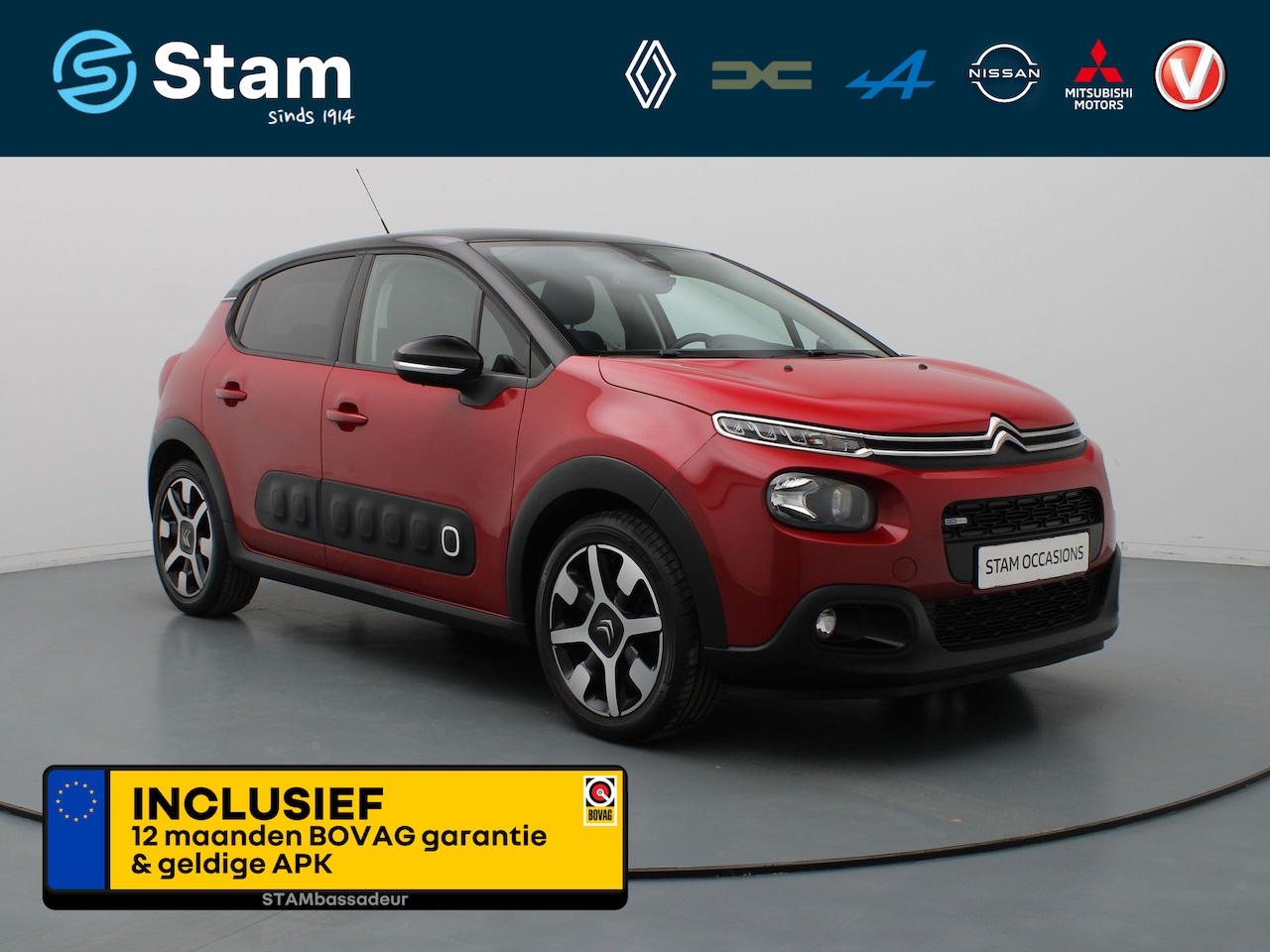 Citroën C3 - 111pk PureTech S&S Shine AUTOMAAT Camera | Climate | Cruise | Parkeersens. achter | Trekha - AutoWereld.nl