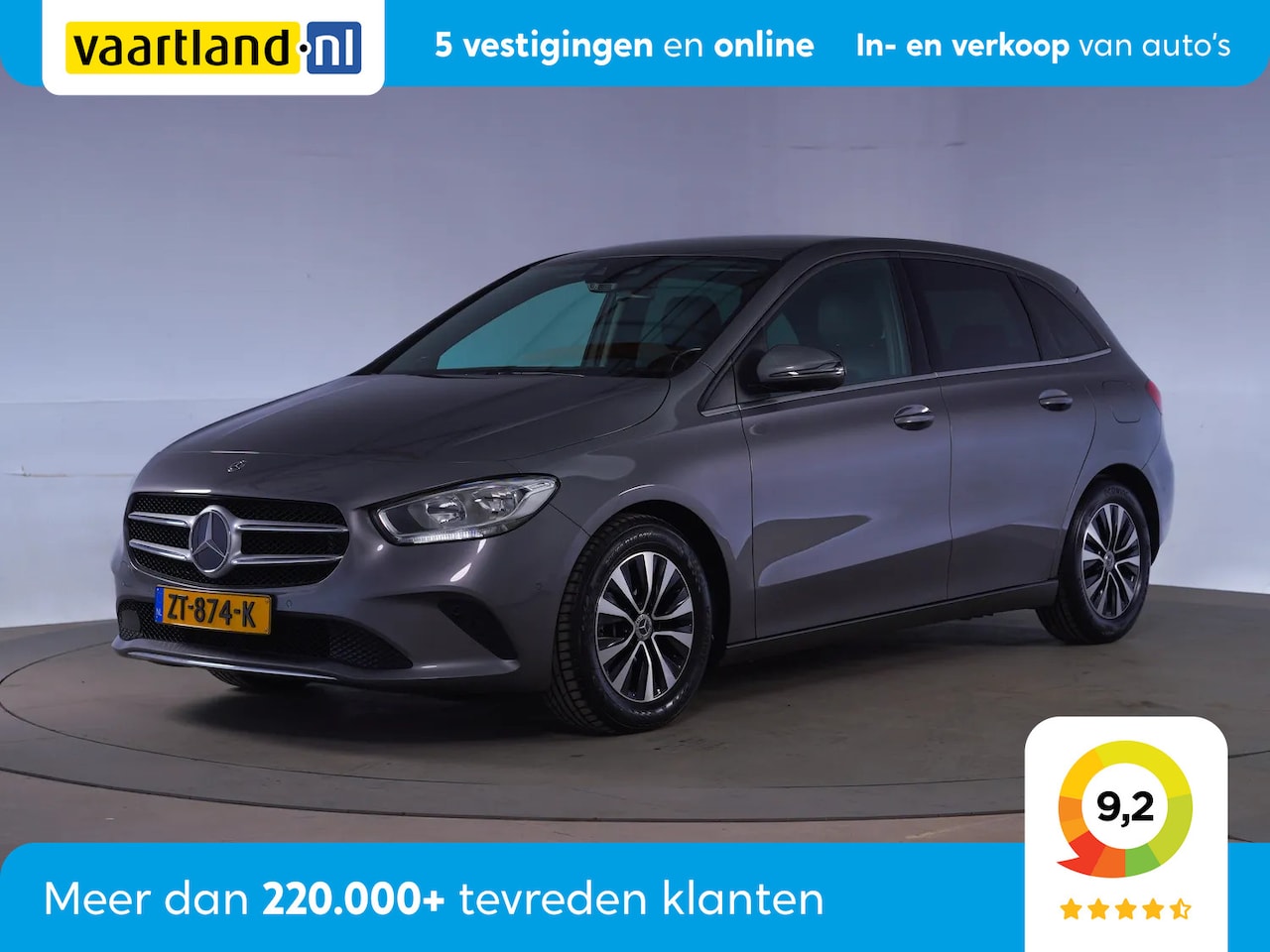 Mercedes-Benz B-klasse - 200 Business Solution Aut [ Sportzetels Widescreen Nav Camera ] - AutoWereld.nl