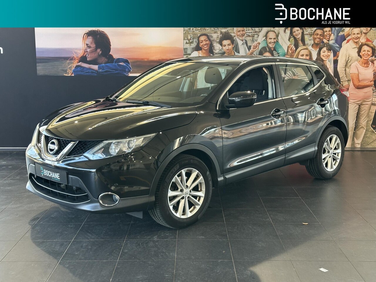 Nissan Qashqai - 1.2 Connect Edition NAVIGATIE | TREKHAAK | ACHTERUITRIJCAMERA | PARKEERSENSOREN VOOR-EN AC - AutoWereld.nl