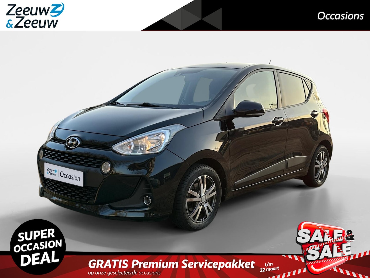 Hyundai i10 - 1.0i i-Premium Navigatie | Climate control | stoelverwarming | Cruise Control - AutoWereld.nl