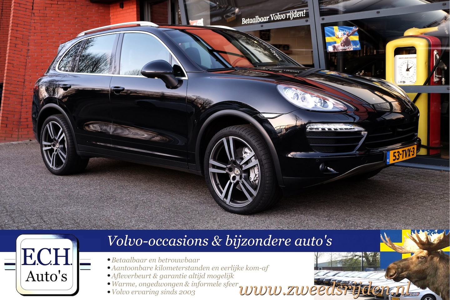 Porsche Cayenne - 4.8 S 400 pk Aut. Schuifdak, Leer, Adaptieve CC, Stoelverw + koeling, - AutoWereld.nl