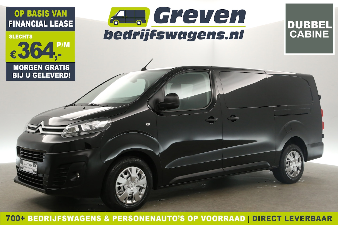 Citroën Jumpy - 2.0 BlueHDI L3H1 | Dubbele Cabine | 6 Persoons | Airco Cruise 2xSchuifdeur Carplay 360Came - AutoWereld.nl