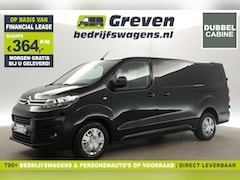 Citroën Jumpy - 2.0 BlueHDI L3H1 | Dubbele Cabine | 6 Persoons | Airco Cruise 2xSchuifdeur Carplay 360Came