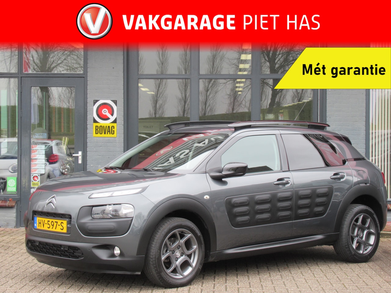 Citroën C4 Cactus - 1.2 PureTech Shine| Automaat| | Clima-Airco | Navigatie | Parkeercamera | Incl. Garantie | - AutoWereld.nl