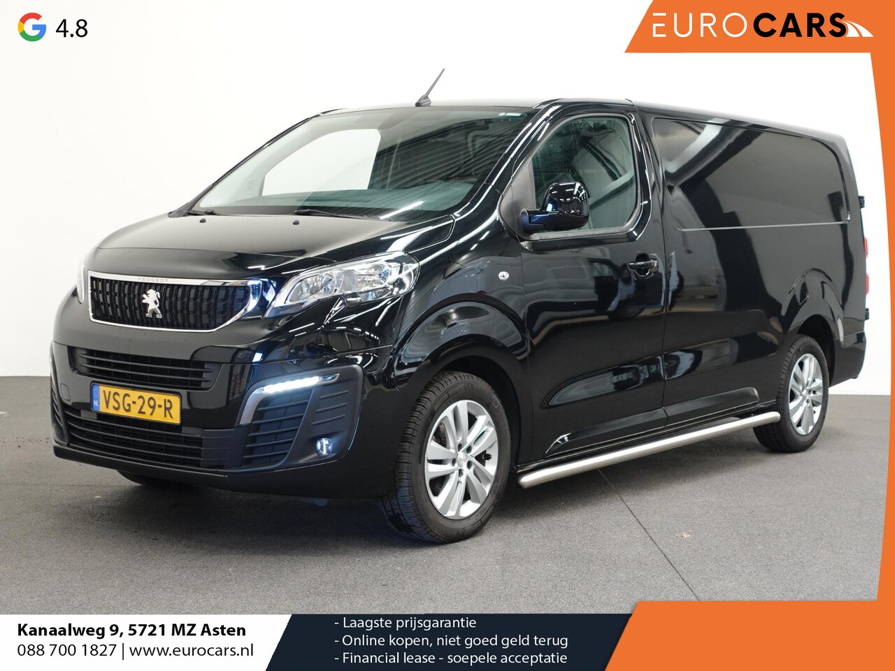 Peugeot Expert - 180pk Automaat Long L3 Premium Airco Cruise  Navigatie Carplay Trekhaak 3-Zits - AutoWereld.nl