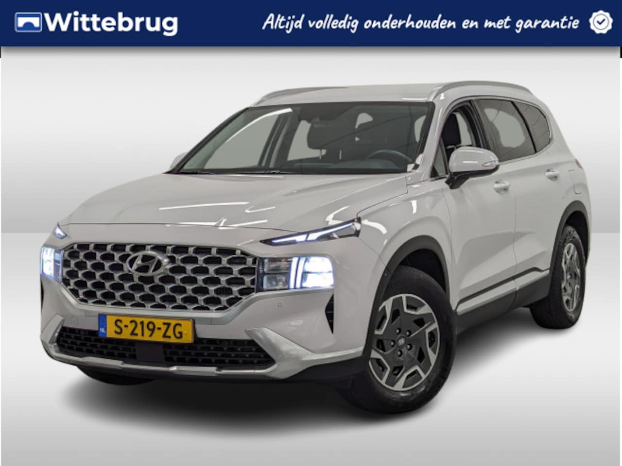 Hyundai Santa Fe - 1.6 T-GDI HEV Comfort Smart 7p. Leder + Trekhaak !! - AutoWereld.nl