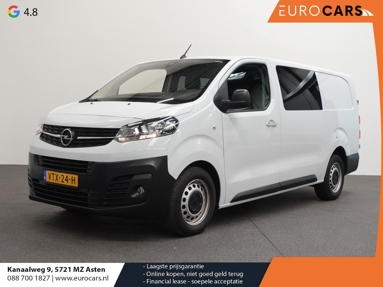 Opel Vivaro - 2.0 CDTI L3H1 Dubbele Cabine Edition Airco Navigatie Trekhaak Carplay Bluetooth - AutoWereld.nl