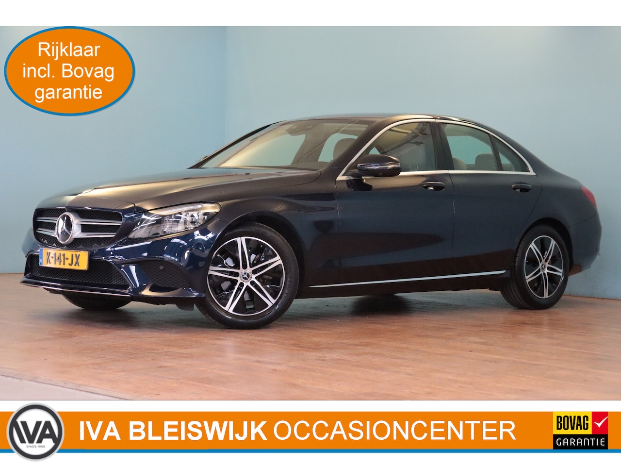 Mercedes-Benz C-klasse - 180 Business Solution Luxury Automaat | NAVI | 360-CAMERA | ADAP CRUISE | LEER | AMBIENT L - AutoWereld.nl