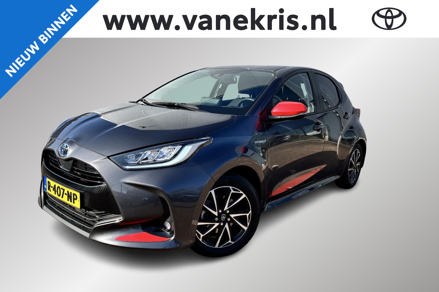 Toyota Yaris - 1.5 Hybrid Dynamic 1.5 Hybrid Dynamic, Apple Carplay Android Auto Stoelverwarming, 16" Lm velgen, Led, Camera - AutoWereld.nl