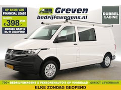 Volkswagen Transporter - 2.0 TDI L2H1 140PK Dubbele Cabine 5 Persoons Airco PDC Imperiaal Elektrpakket Trekhaak