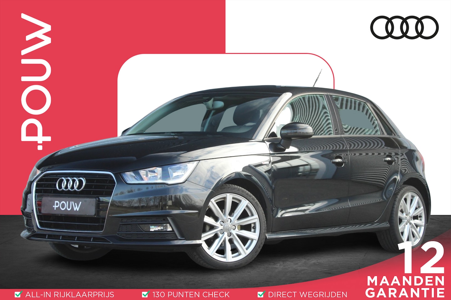 Audi A1 Sportback - 1.0 TFSI 95pk Pro Line | Cruise Control | Navigatie | S-Line Exterieur | Airco Handmatig - AutoWereld.nl