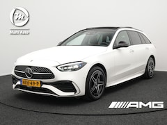 Mercedes-Benz C-klasse Estate - 300 e AMG Line Plug In Hybrid PHEV | Panodak | Adaptive Cruise | Head Up | Lederen Sportst