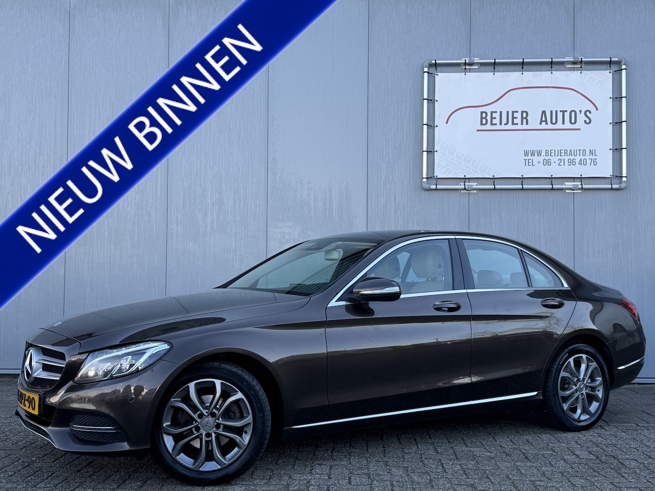 Mercedes-Benz C-klasse - 180 Lease Edition Navigatie/LED/17inch. - AutoWereld.nl