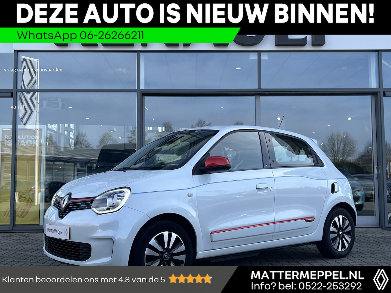 Renault Twingo Z.E. - R80 Intens | 1e Eigenaar | Dealer Onderhouden | Navigatie | Climate Control | Stoelverwarm - AutoWereld.nl