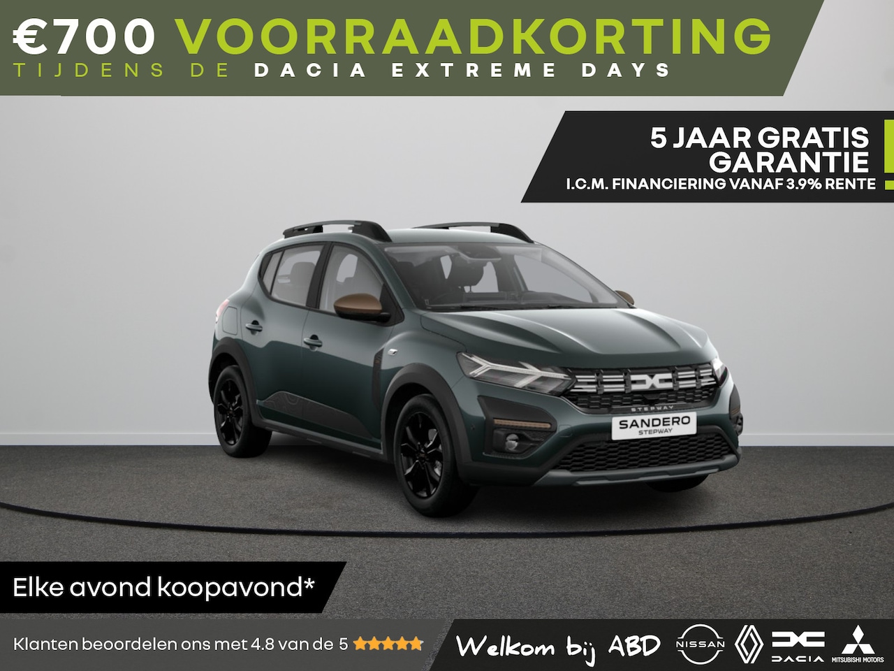 Dacia Sandero Stepway - TCe 110 6MT Extreme | Achteruitrijcamera | Cruise Control en snelheidsbegrenzer | Dagrijve - AutoWereld.nl