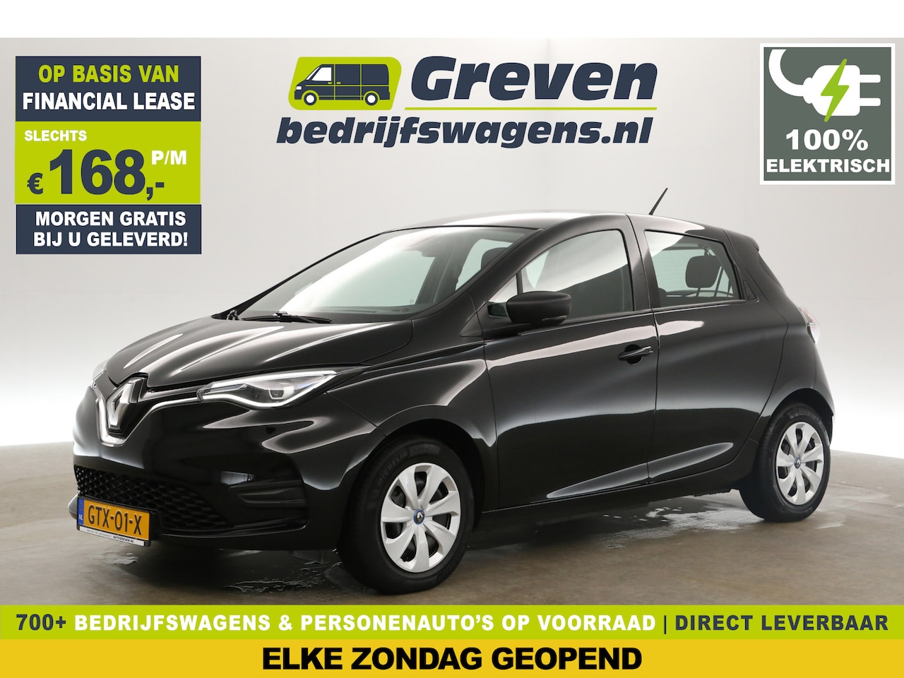 Renault Zoe - R135 Edition One 52 kWh | Huur Accu | Elektrisch | 136PK LED Airco Carplay Cruise Virtual - AutoWereld.nl