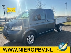 Volkswagen Transporter - 2.5TDI 340 Dubbelcabine Automaat Airco Trekhaak MARGE