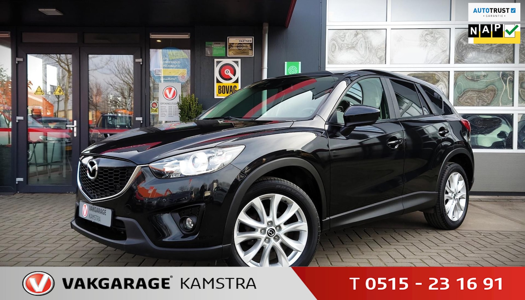 Mazda CX-5 - 2.0 4WD 161PK BOSEAudio/Clima/Cruise/Navi/PDC - AutoWereld.nl