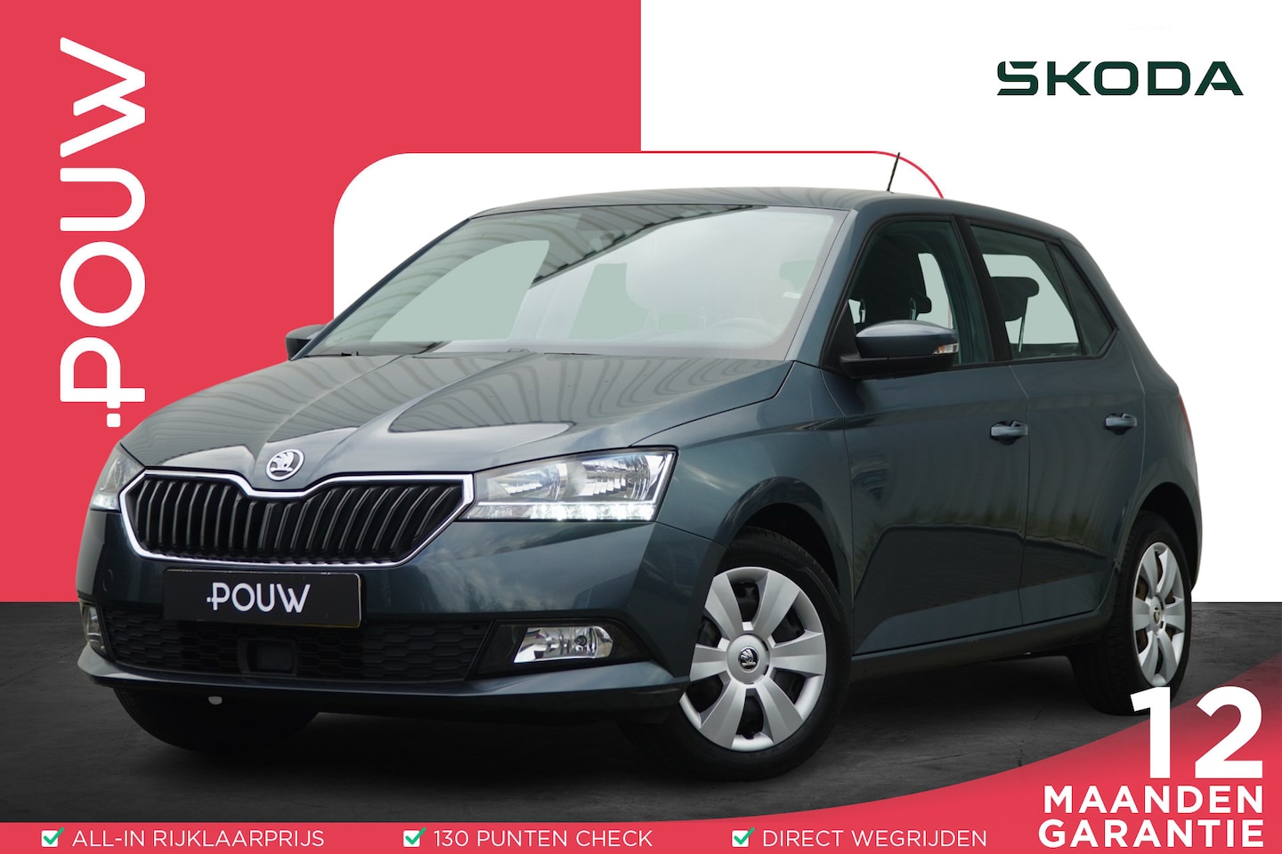 Skoda Fabia - 1.0 TSI 95pk Ambition | Parkeersensoren Achter | Apple CarPlay / Android Auto - AutoWereld.nl