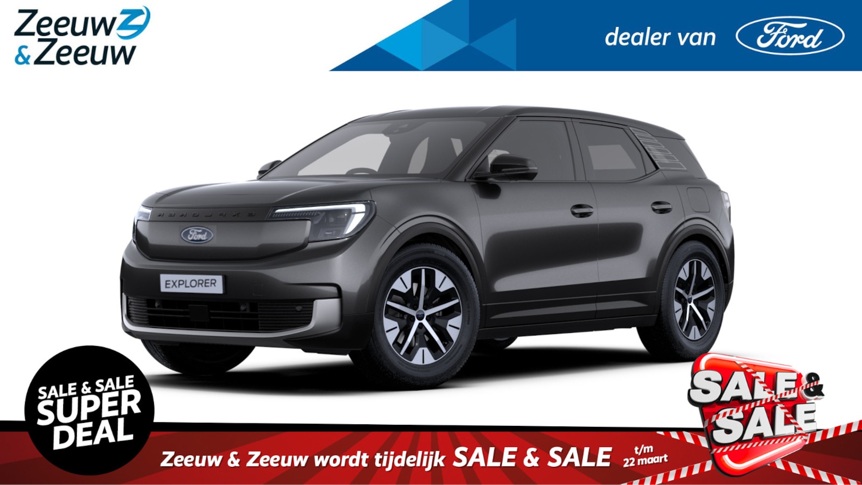 Ford Explorer - Extended Range RWD 77 kWh | Verwachte Levertijd 3 Weken | Prijs inclusief 2000 euro Ford V - AutoWereld.nl