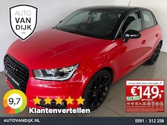 Audi A1 Sportback - 1.0 TFSI Advance Sport S-Line AIRCO NAVI BLUETOOTH STOELVERW PDC VELGEN ZWART DAK NIEUWSTA