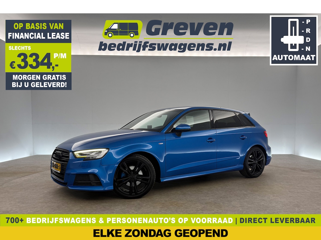 Audi A3 Sportback - 1.5 TFSI S Line Automaat LED Clima Cruise Navi PDC Stoelverwarming  18"LMV - AutoWereld.nl