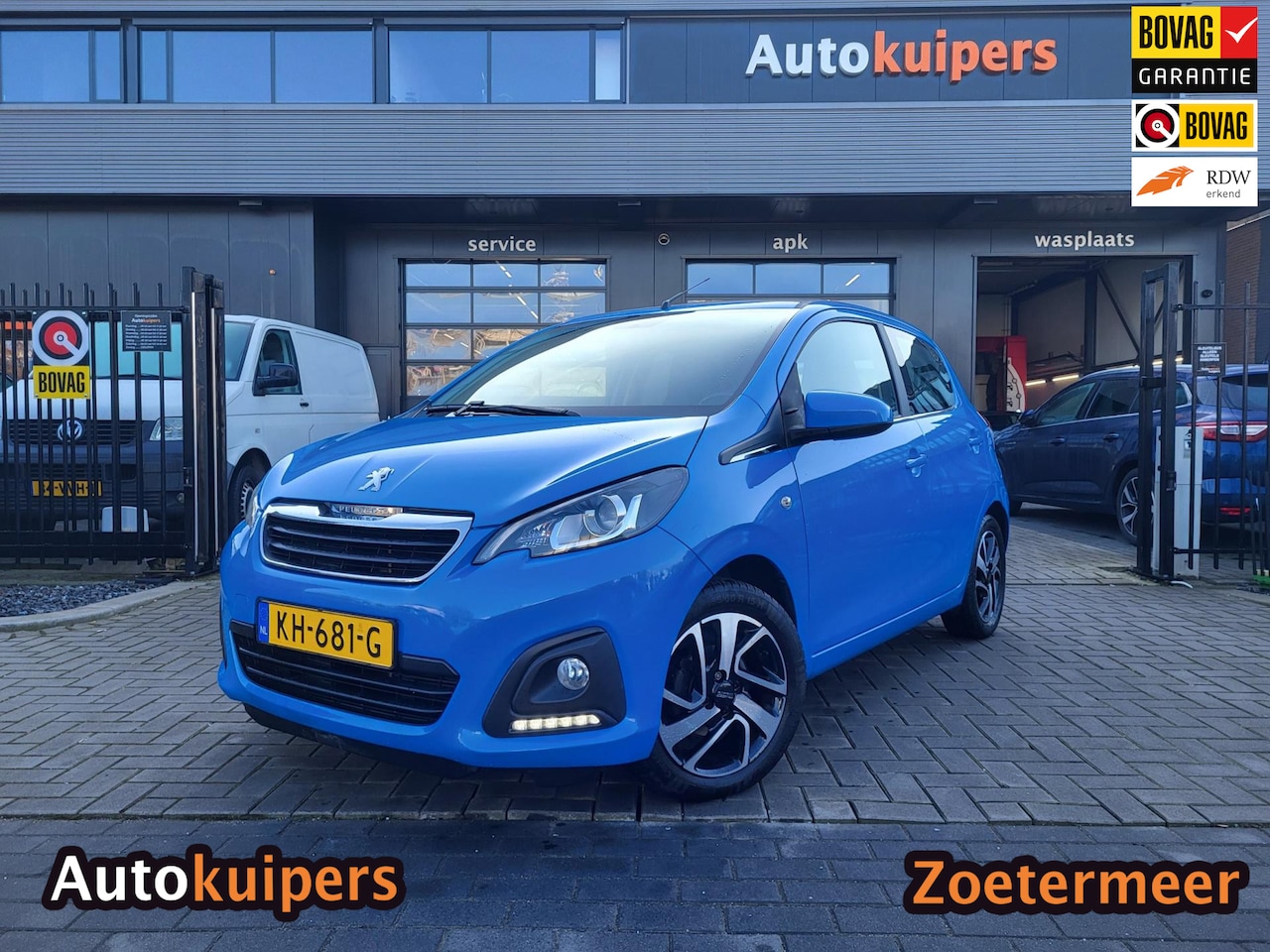 Peugeot 108 - 1.0 e-VTi Active TOP! | Cabriolet met o.a. LED dagrijverlichting, lichtmetalen velgen, blu - AutoWereld.nl