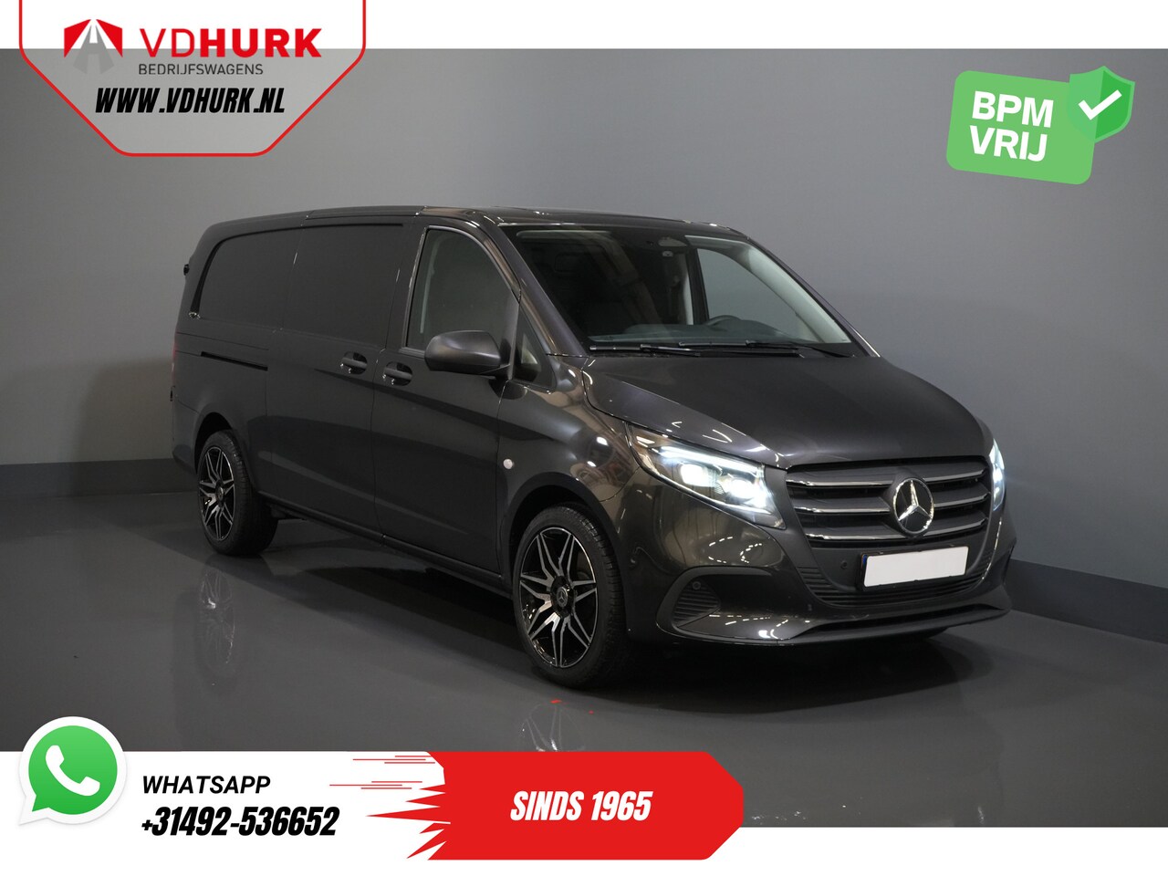 Mercedes-Benz Vito - 116 CDI Aut. L3 Select BPM VRIJ/ LED/ LMV 19"/ 2.5t Trekverm./ Carplay/ Camera/ PDC - AutoWereld.nl