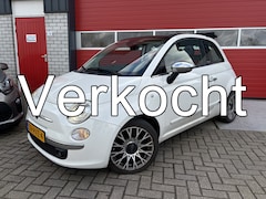 Fiat 500 C - 0.9 TwinAir Turbo Lounge ROOD LEER / XENON / CLIMA / PDC / BLUETOOTH / ELEK RAMEN / NL-AUT