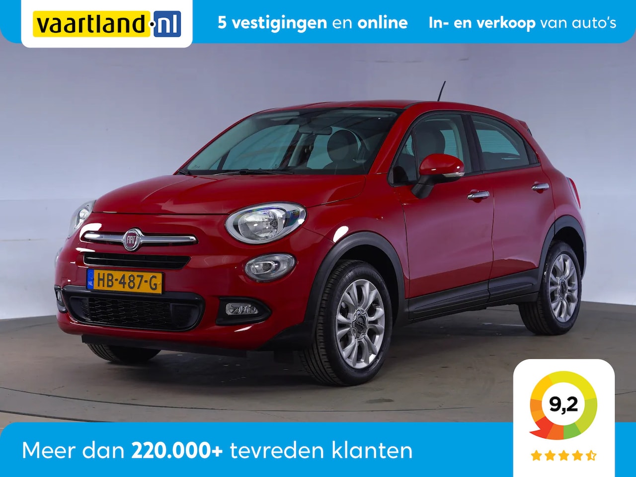 Fiat 500 X - 1.6 PopStar [ Navi Climate Cruise ] - AutoWereld.nl