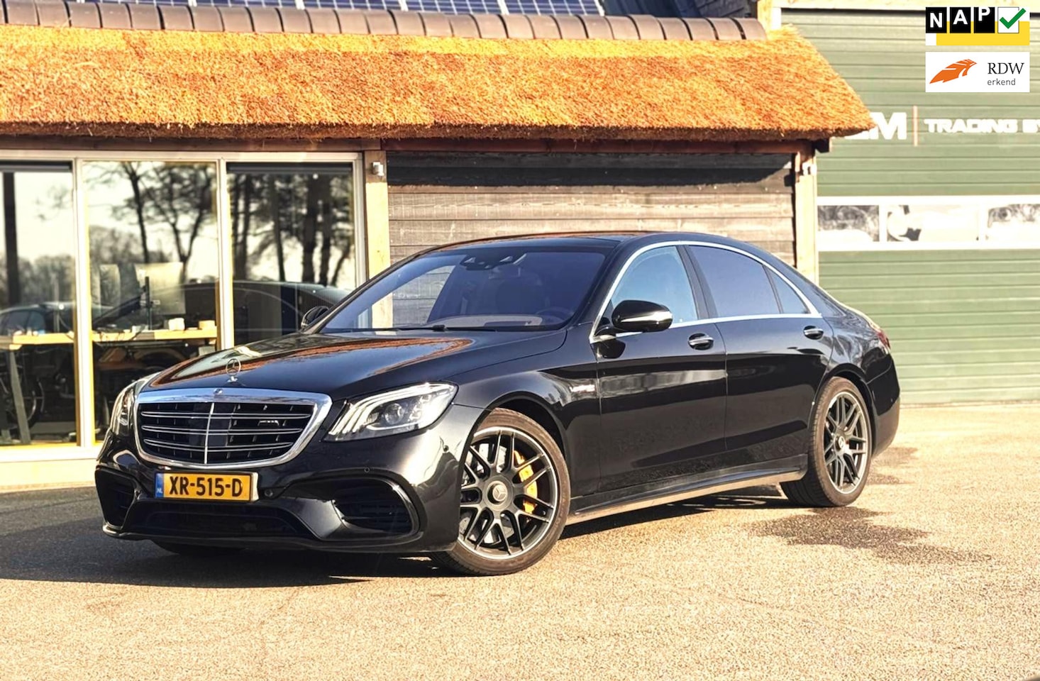 Mercedes-Benz S-klasse - AMG 63 4Matic+ Lang Premium Plus Vol Opties karamisch Nap Nappa - AutoWereld.nl