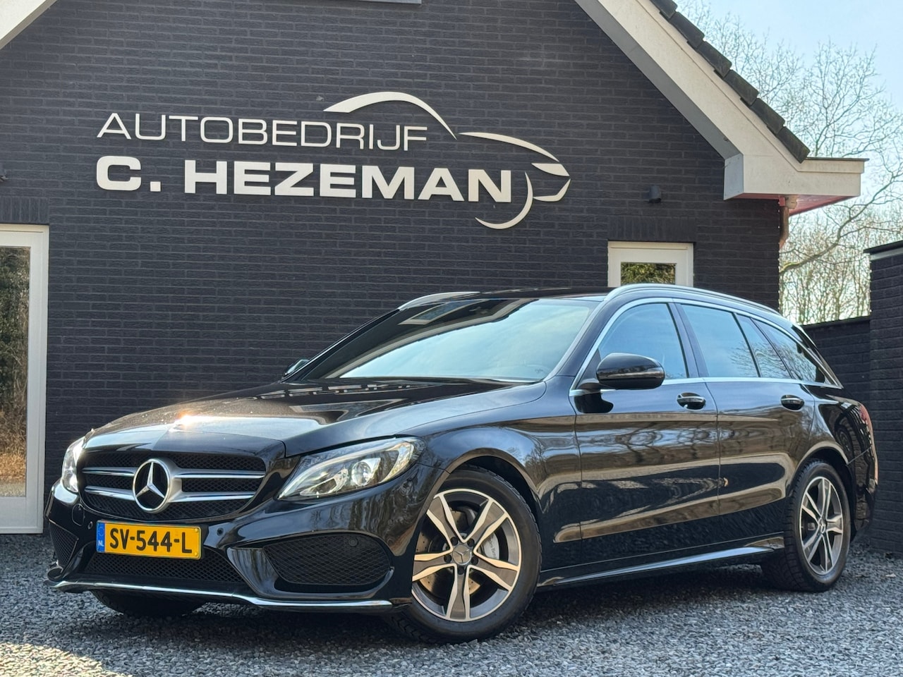 Mercedes-Benz C-klasse Estate - 160 Business AMG Styling Sport Leder Elektrisch Xenon LED - AutoWereld.nl