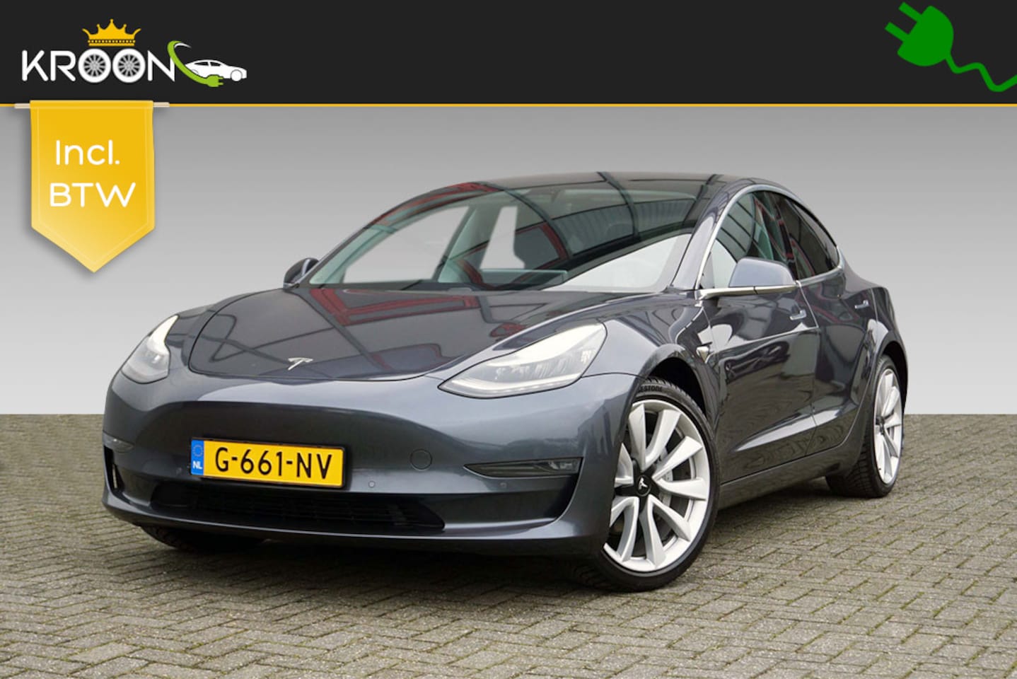 Tesla Model 3 - Long Range RWD Long Range AWD 75kWh Trekhaak Autopilot - AutoWereld.nl