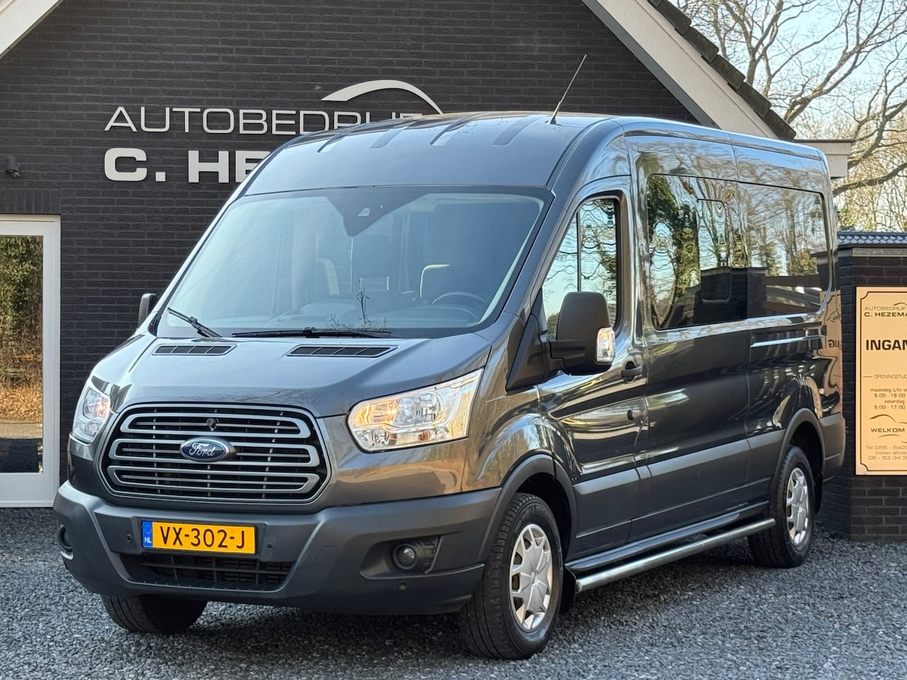 Ford Transit - 330 2.2 TDCI L3H3 DC 6 PERS Camera Navigatie Cruise Control \Airco - AutoWereld.nl