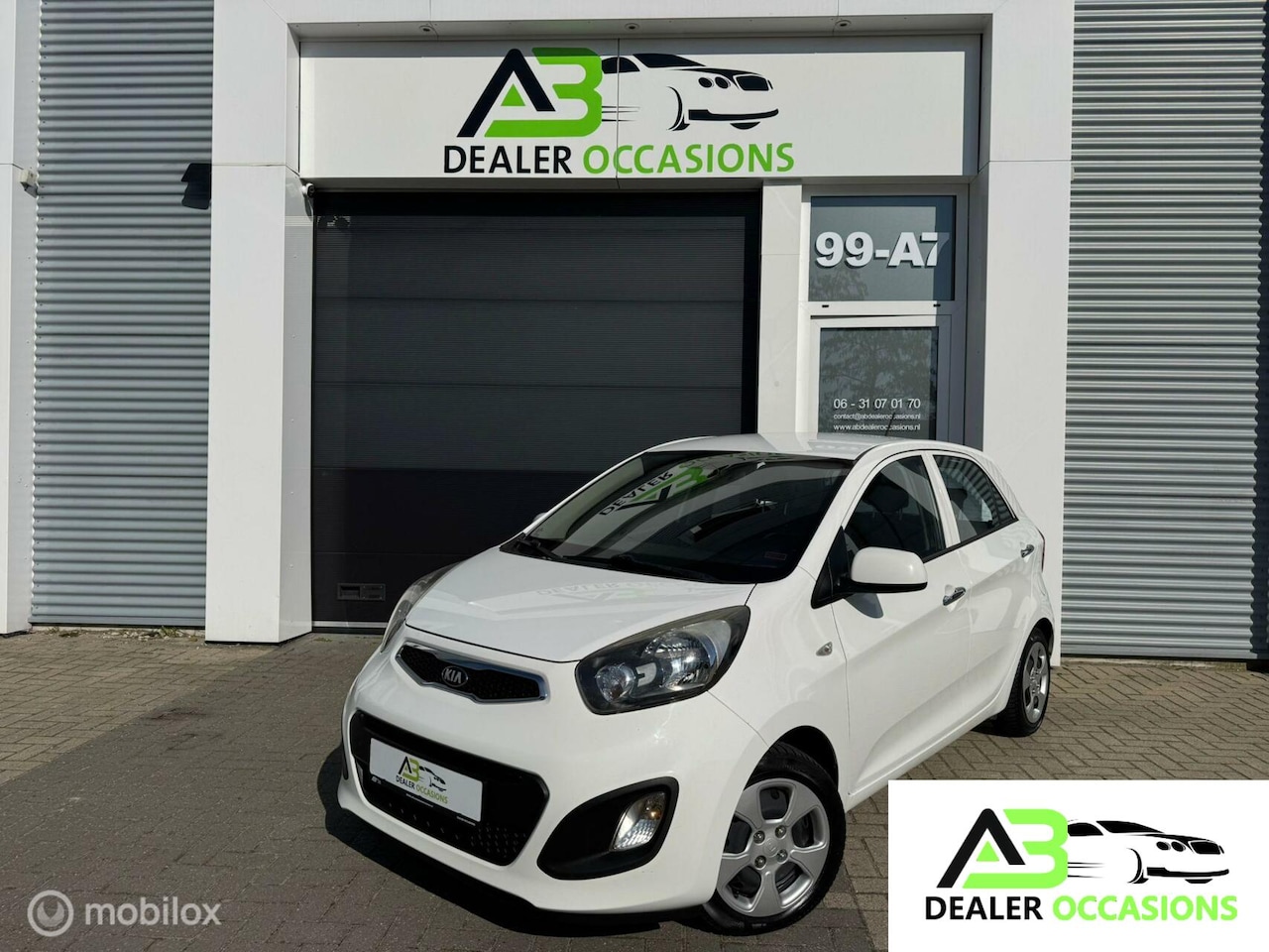 Kia Picanto - 1.0 CVVT ComfortLine 1.0 CVVT Comfort Line 5Drs, Airco,1e Eig,APK - AutoWereld.nl