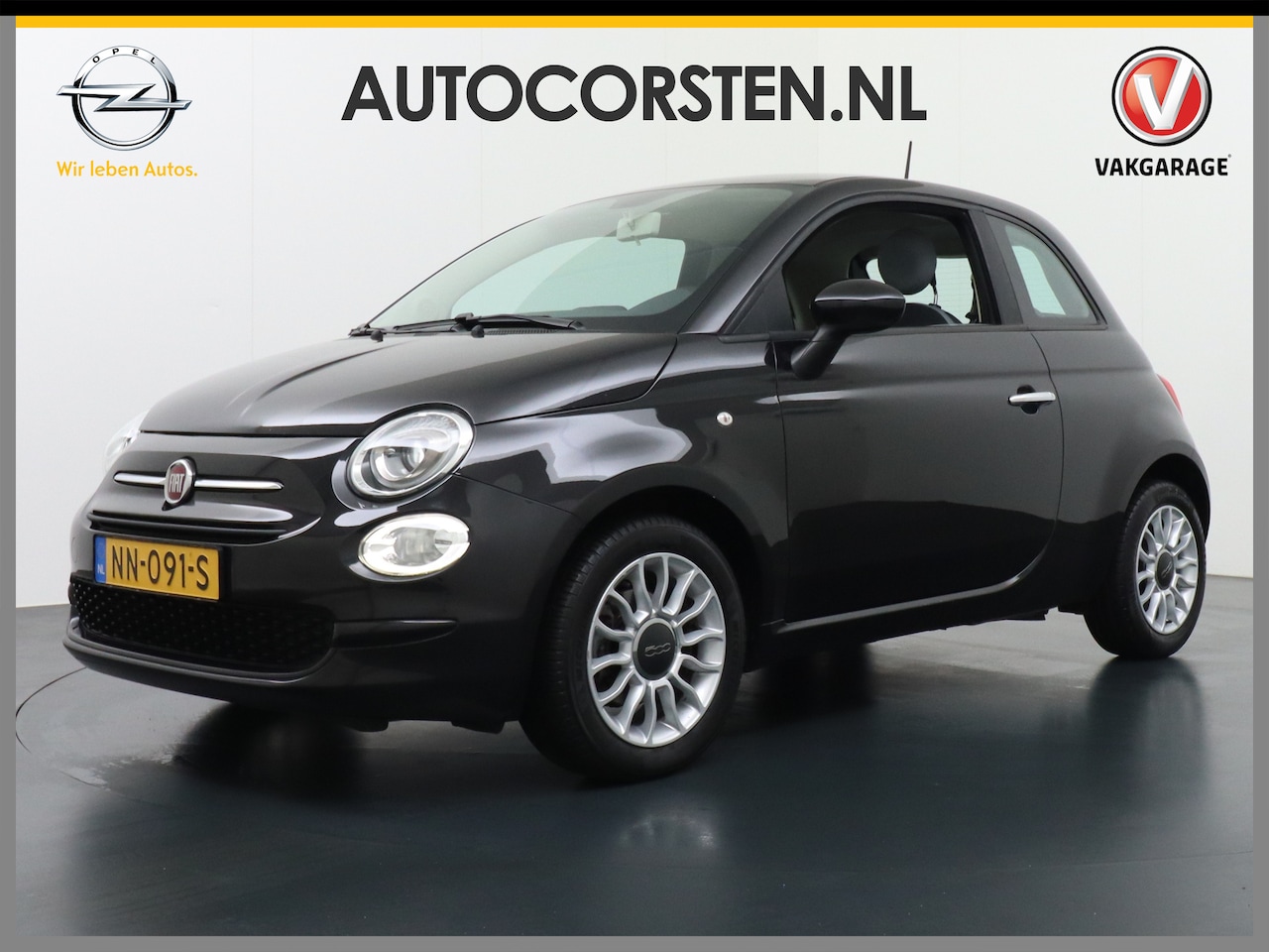 Fiat 500 - 1.0T TwinAir Airco Cruise Control Lmv 15" ABS ASR ESP BAS Pop Isofix Elektrische ramen CV- - AutoWereld.nl