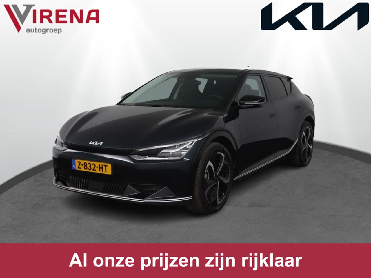 Kia EV6 - Edition Advanced 77.4 kWh Edition Advanced 77.4 kWh - Adaptief Cruise Control - Lichtmetal - AutoWereld.nl