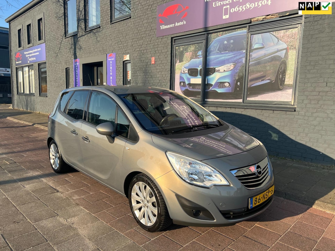 Opel Meriva - 1.4 Turbo Cosmo navi leder nap boekjes - AutoWereld.nl