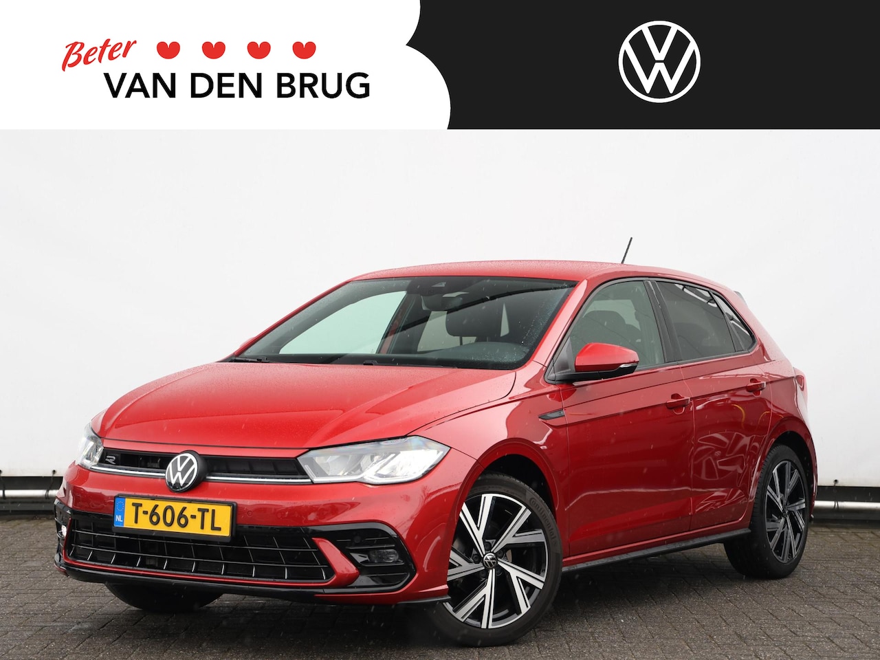 Volkswagen Polo - 1.0 TSI R-Line 95pk | LED | Navigatie | 17" Bergamo | Climate control | Cruise control - AutoWereld.nl